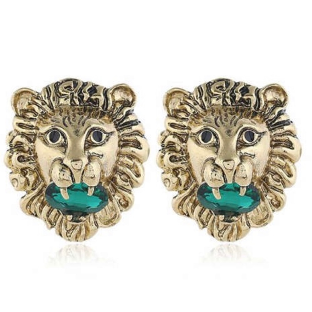 Julius Caesar Lion Earrings